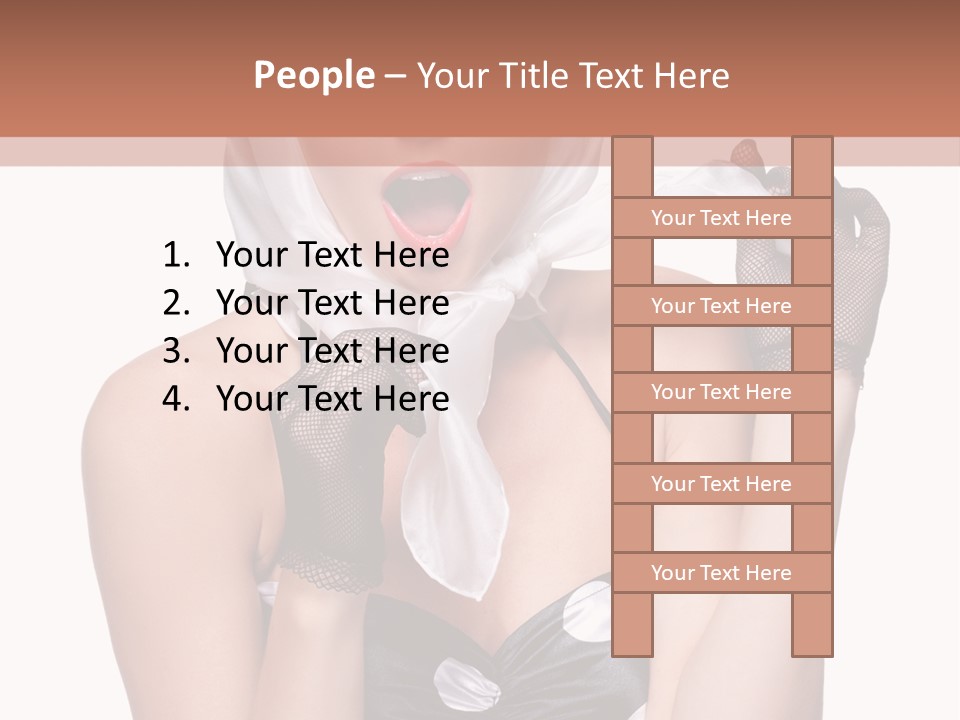 Girl S Happy PowerPoint Template