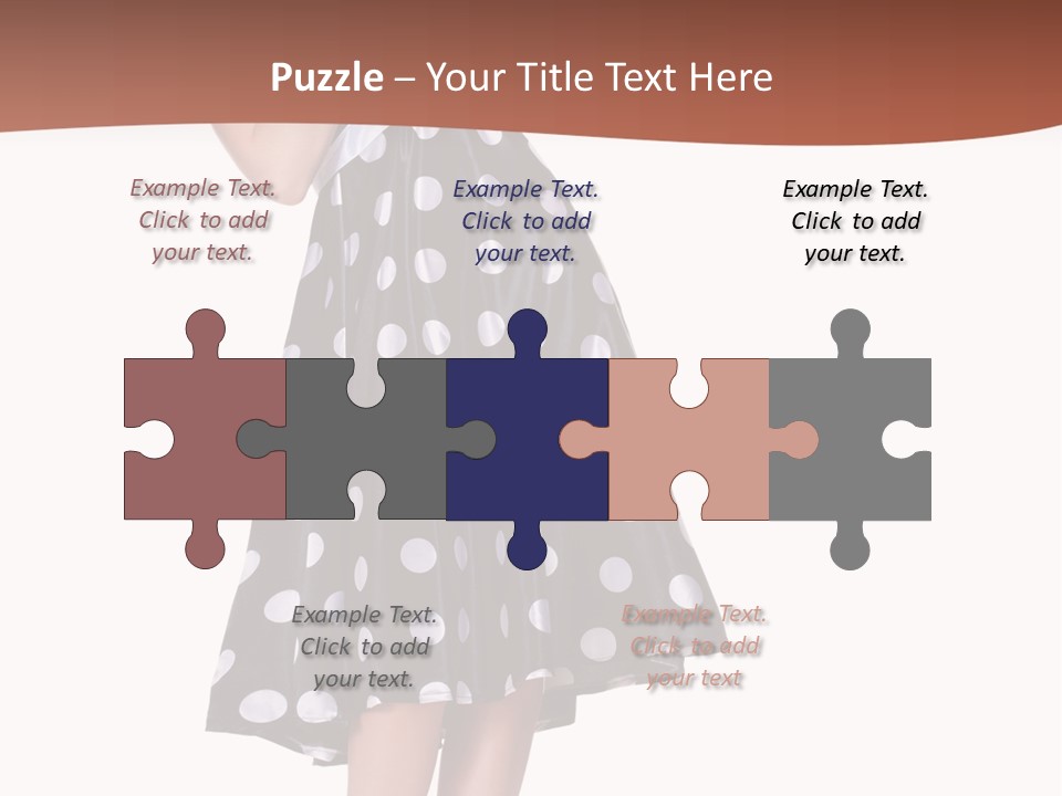 Fashion Polka Elegant PowerPoint Template