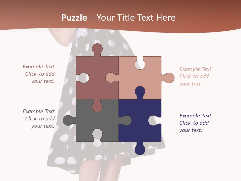 Fashion Polka Elegant PowerPoint Template