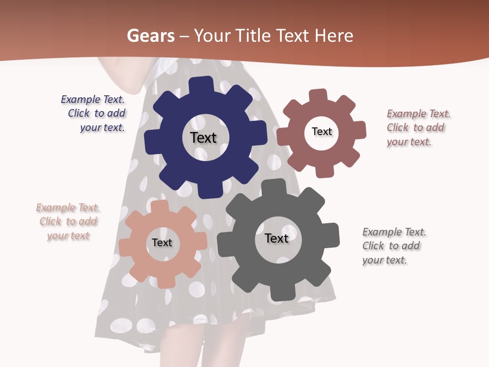 Fashion Polka Elegant PowerPoint Template