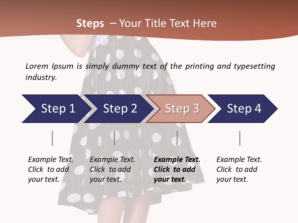 Fashion Polka Elegant PowerPoint Template