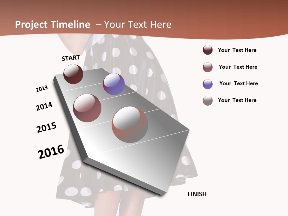 Fashion Polka Elegant PowerPoint Template