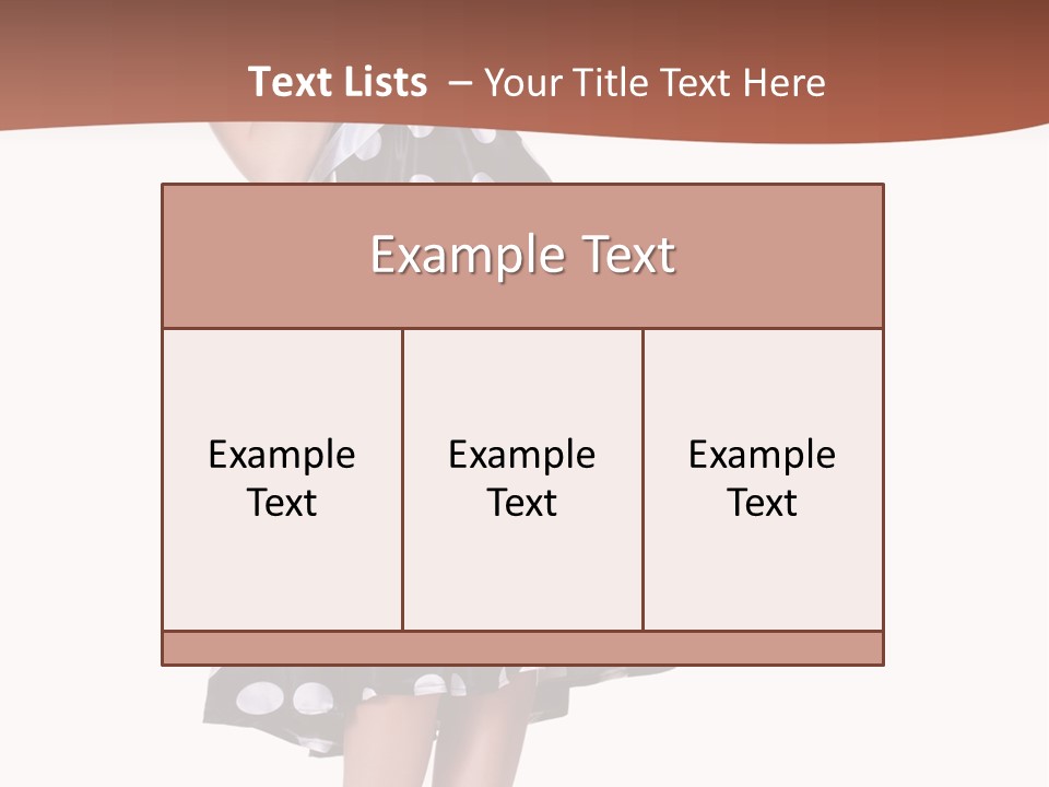 Fashion Polka Elegant PowerPoint Template