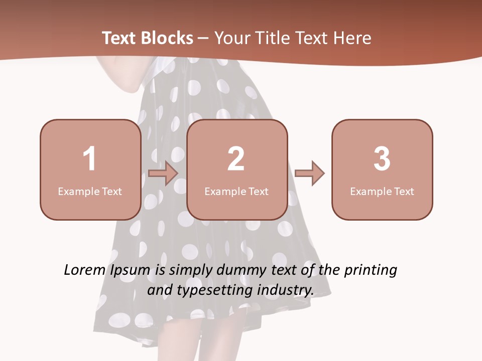 Fashion Polka Elegant PowerPoint Template