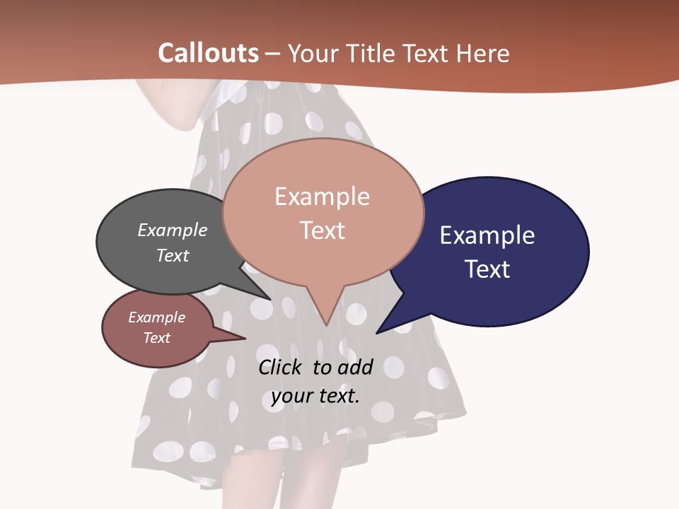 Fashion Polka Elegant PowerPoint Template