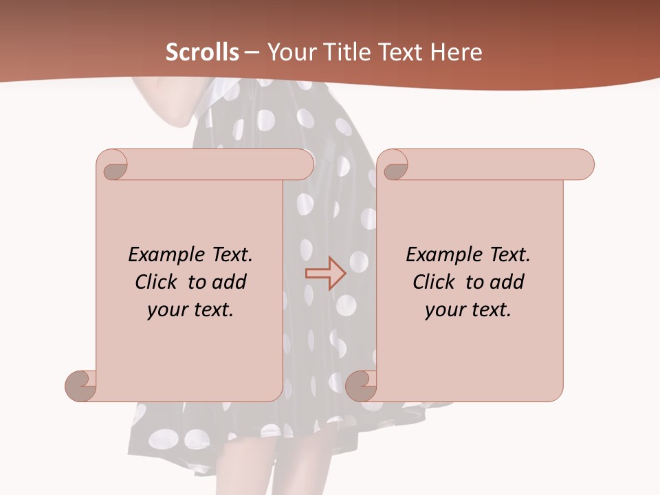 Fashion Polka Elegant PowerPoint Template