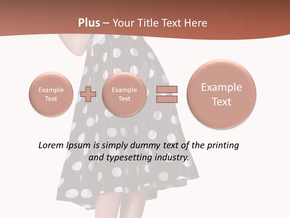 Fashion Polka Elegant PowerPoint Template