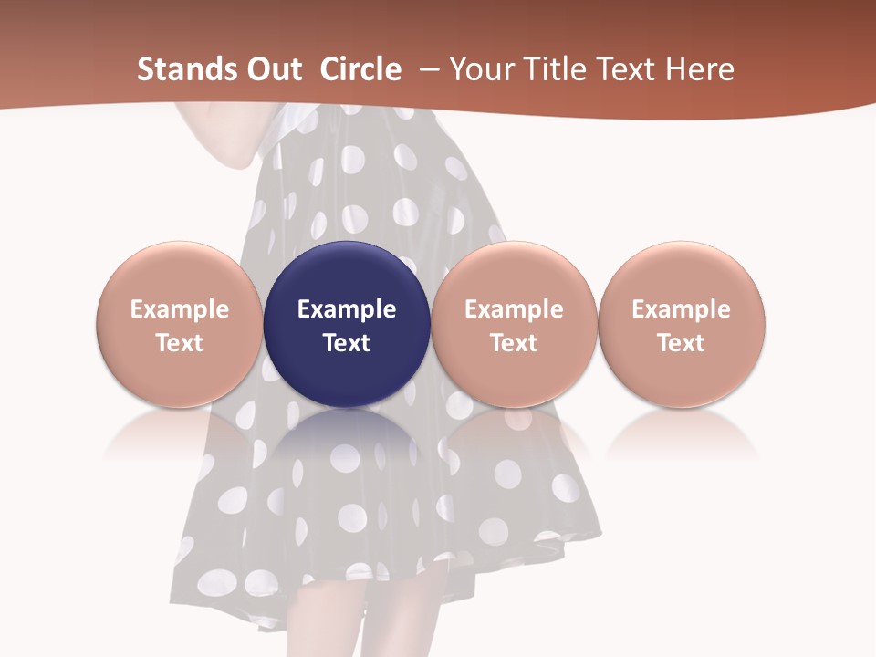 Fashion Polka Elegant PowerPoint Template