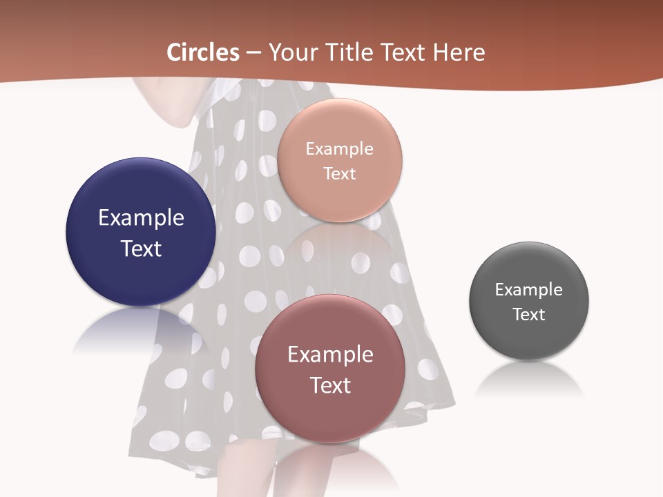 Fashion Polka Elegant PowerPoint Template