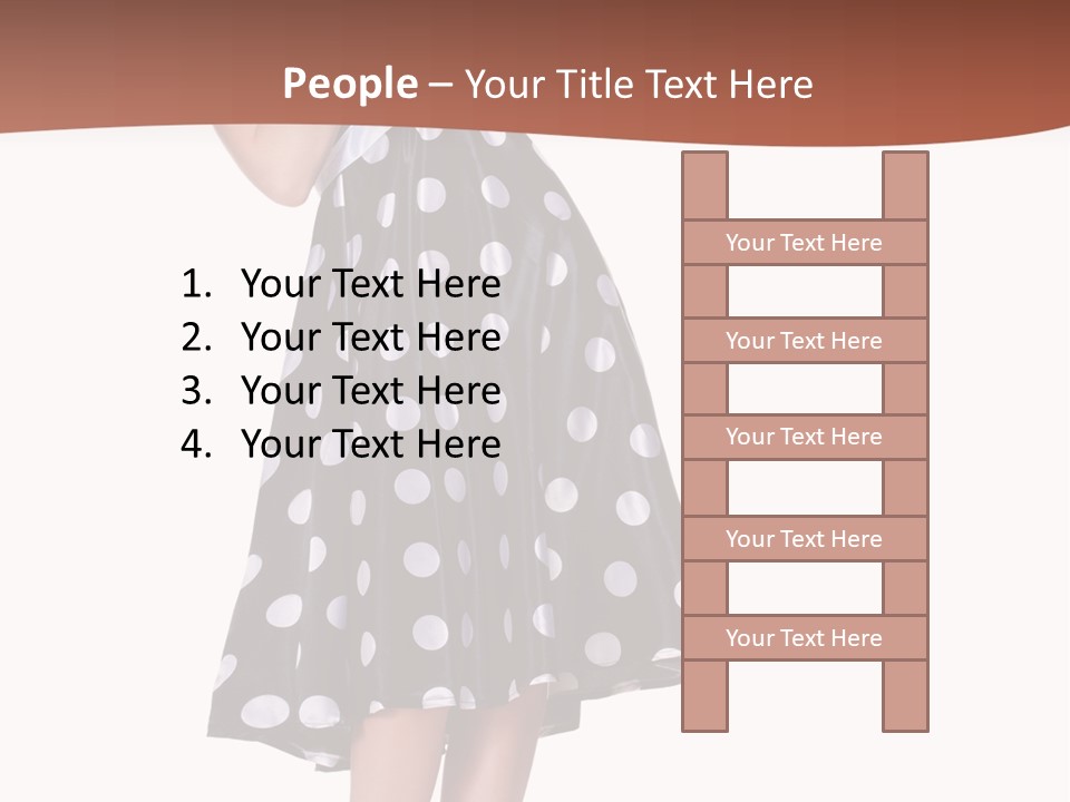 Fashion Polka Elegant PowerPoint Template