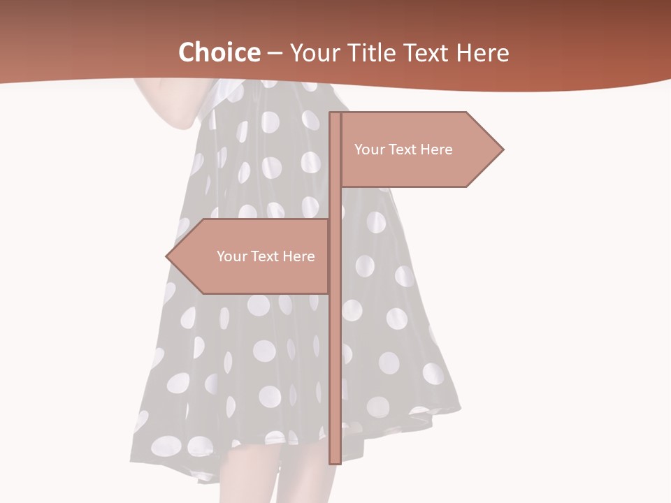 Fashion Polka Elegant PowerPoint Template