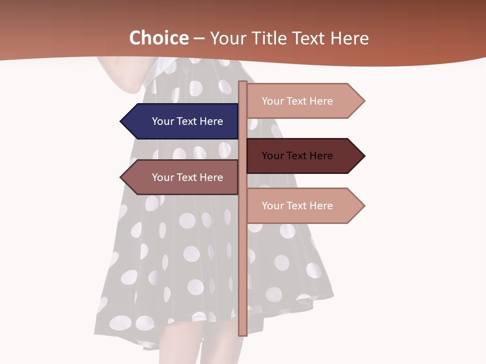 Fashion Polka Elegant PowerPoint Template