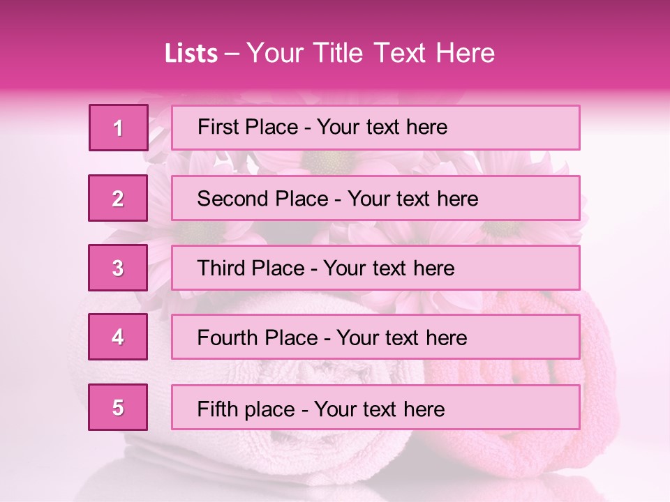 Bathroom Bath Tranquil PowerPoint Template