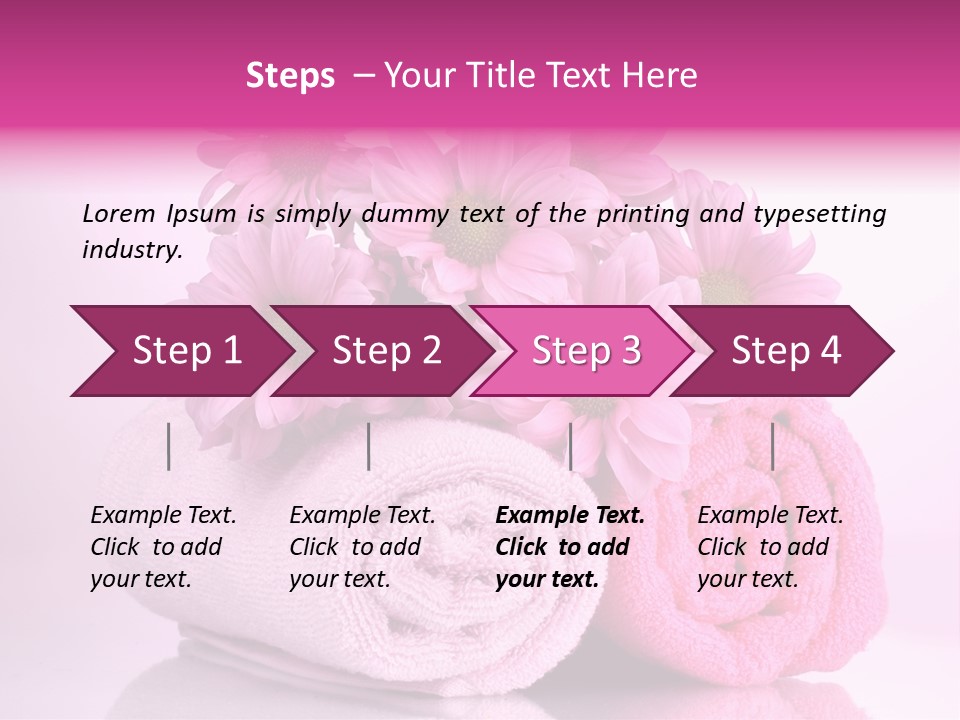 Bathroom Bath Tranquil PowerPoint Template