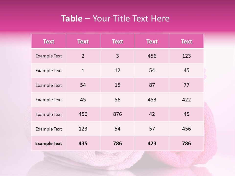 Bathroom Bath Tranquil PowerPoint Template