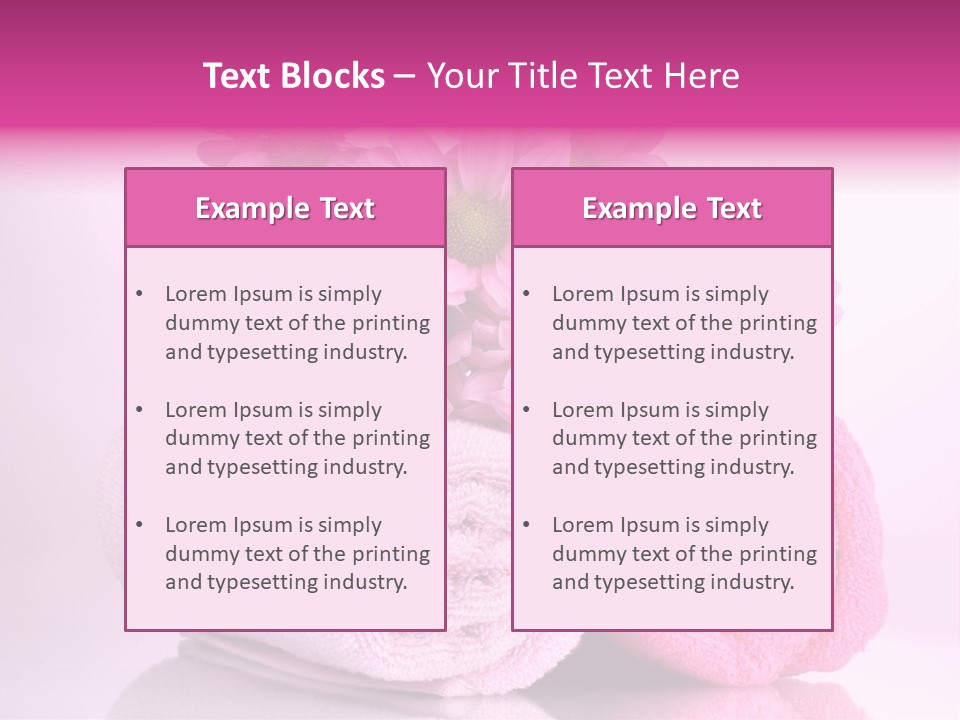 Bathroom Bath Tranquil PowerPoint Template