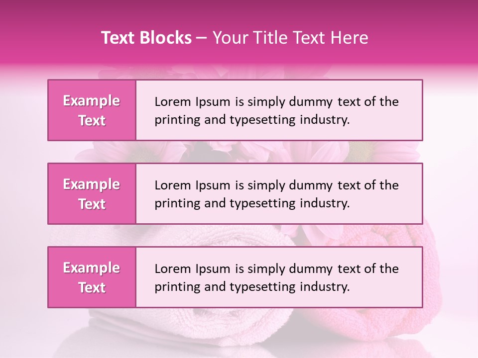 Bathroom Bath Tranquil PowerPoint Template