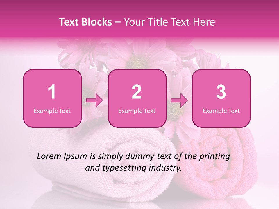 Bathroom Bath Tranquil PowerPoint Template