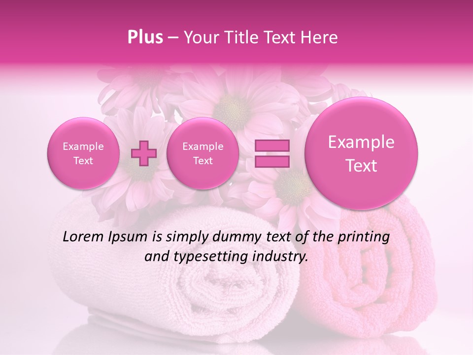 Bathroom Bath Tranquil PowerPoint Template