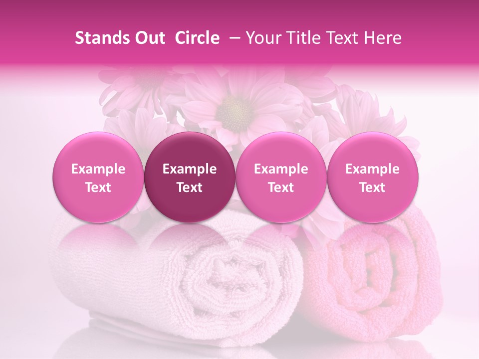 Bathroom Bath Tranquil PowerPoint Template