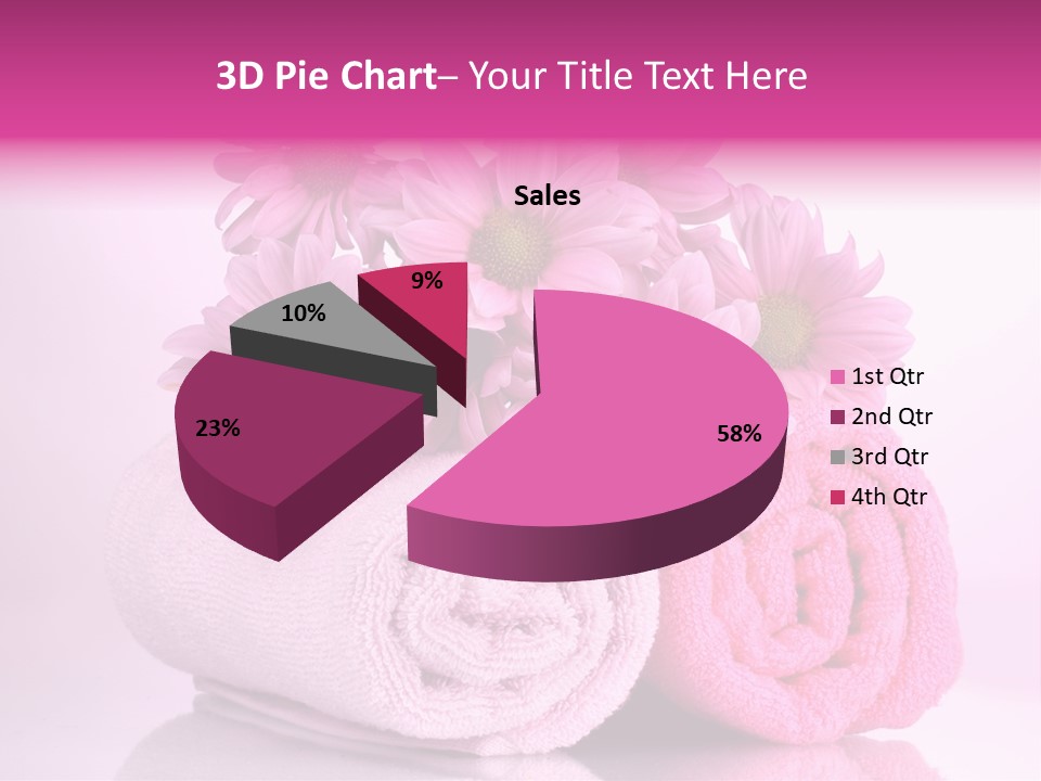 Bathroom Bath Tranquil PowerPoint Template