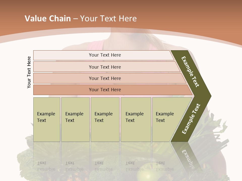 Groceries Basket Healthy Eating PowerPoint Template