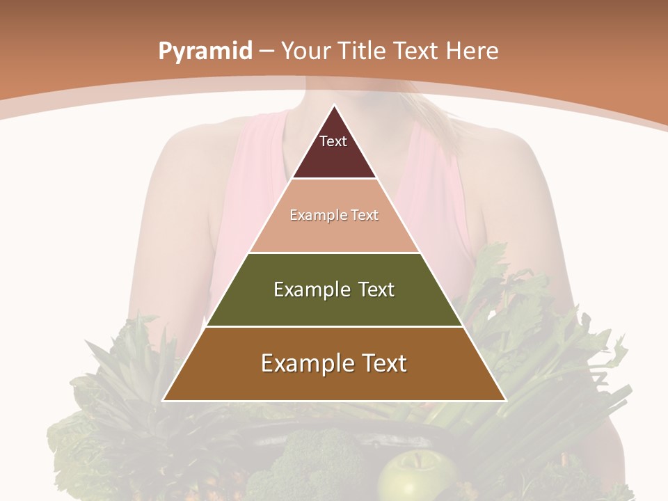 Groceries Basket Healthy Eating PowerPoint Template