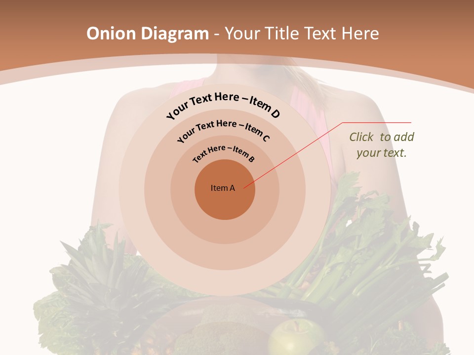 Groceries Basket Healthy Eating PowerPoint Template