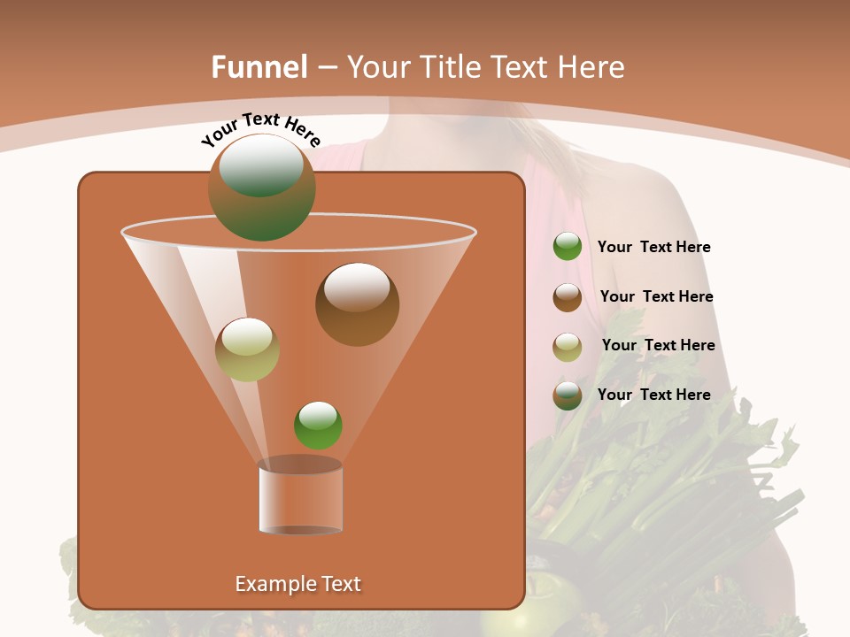 Groceries Basket Healthy Eating PowerPoint Template