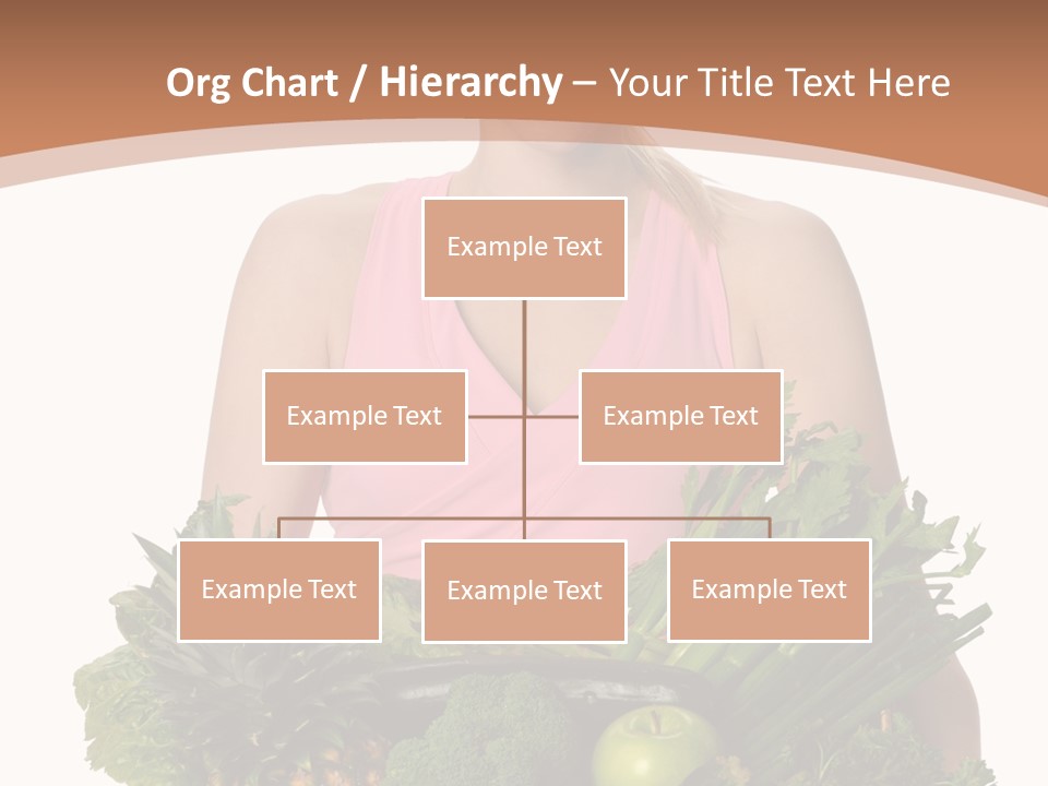 Groceries Basket Healthy Eating PowerPoint Template