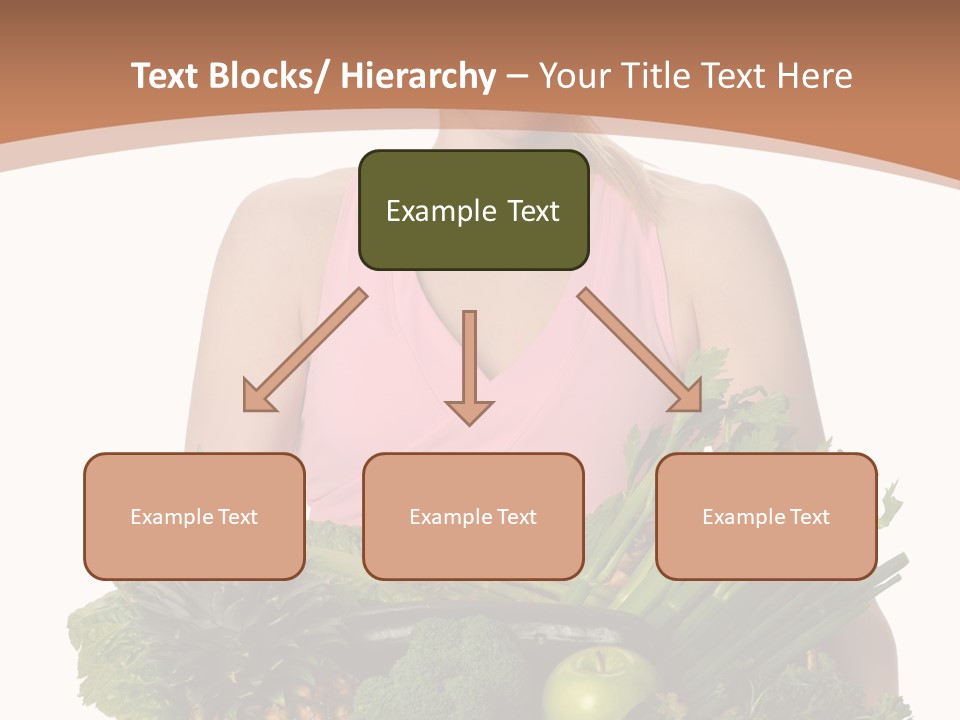 Groceries Basket Healthy Eating PowerPoint Template