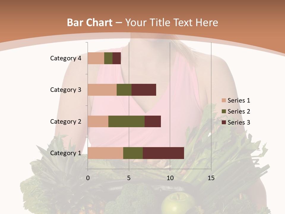 Groceries Basket Healthy Eating PowerPoint Template