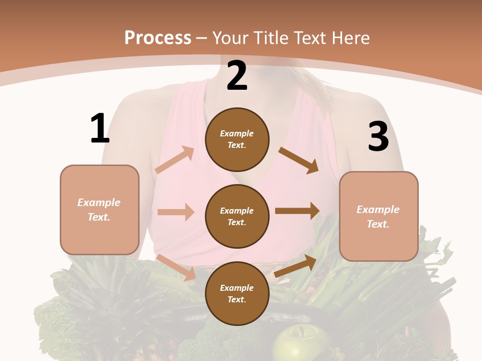 Groceries Basket Healthy Eating PowerPoint Template