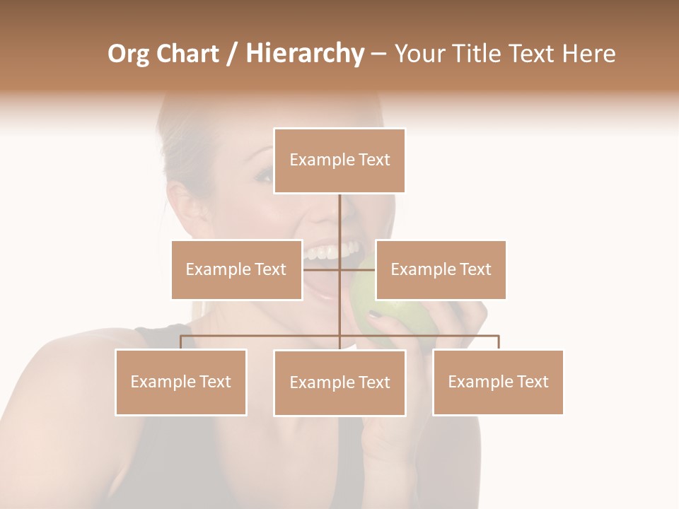Human Hair Human Lips Make Up PowerPoint Template