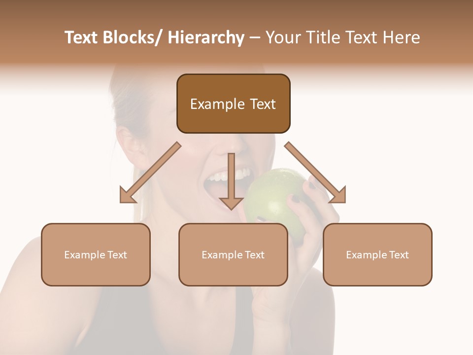 Human Hair Human Lips Make Up PowerPoint Template