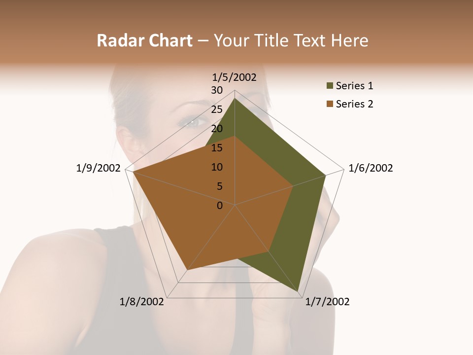 Human Hair Human Lips Make Up PowerPoint Template