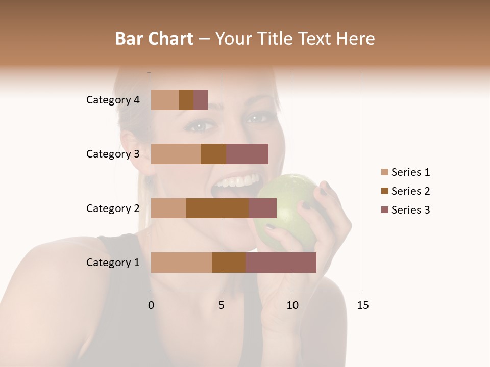 Human Hair Human Lips Make Up PowerPoint Template