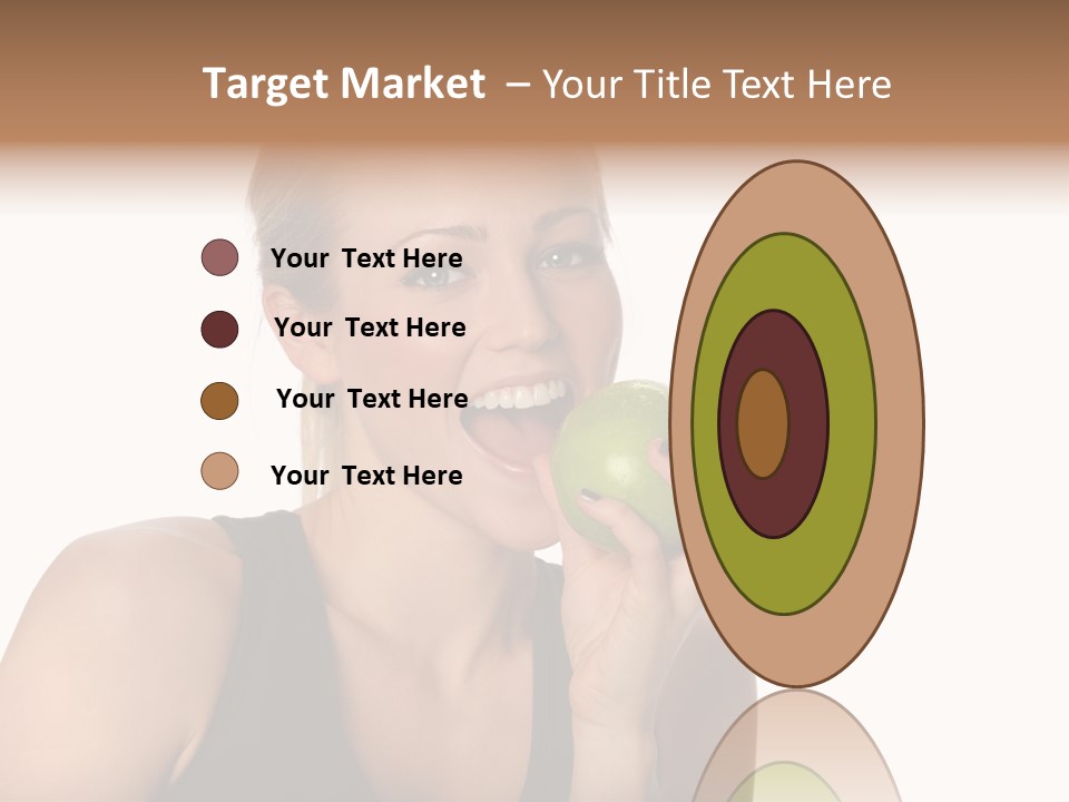 Human Hair Human Lips Make Up PowerPoint Template