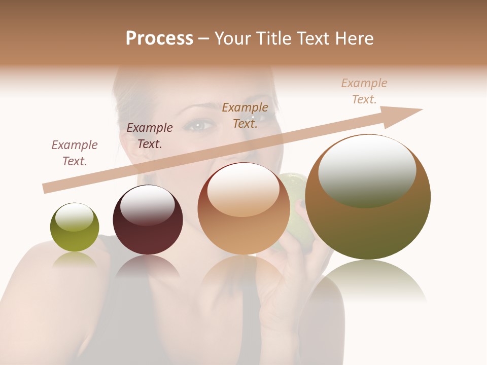 Human Hair Human Lips Make Up PowerPoint Template