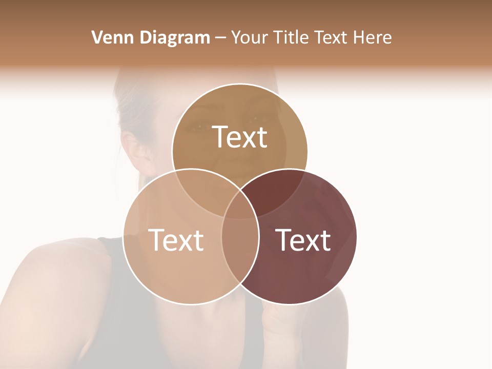 Human Hair Human Lips Make Up PowerPoint Template