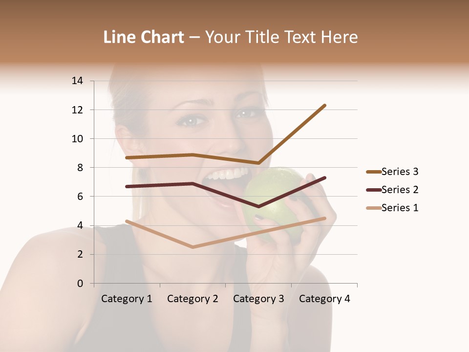 Human Hair Human Lips Make Up PowerPoint Template