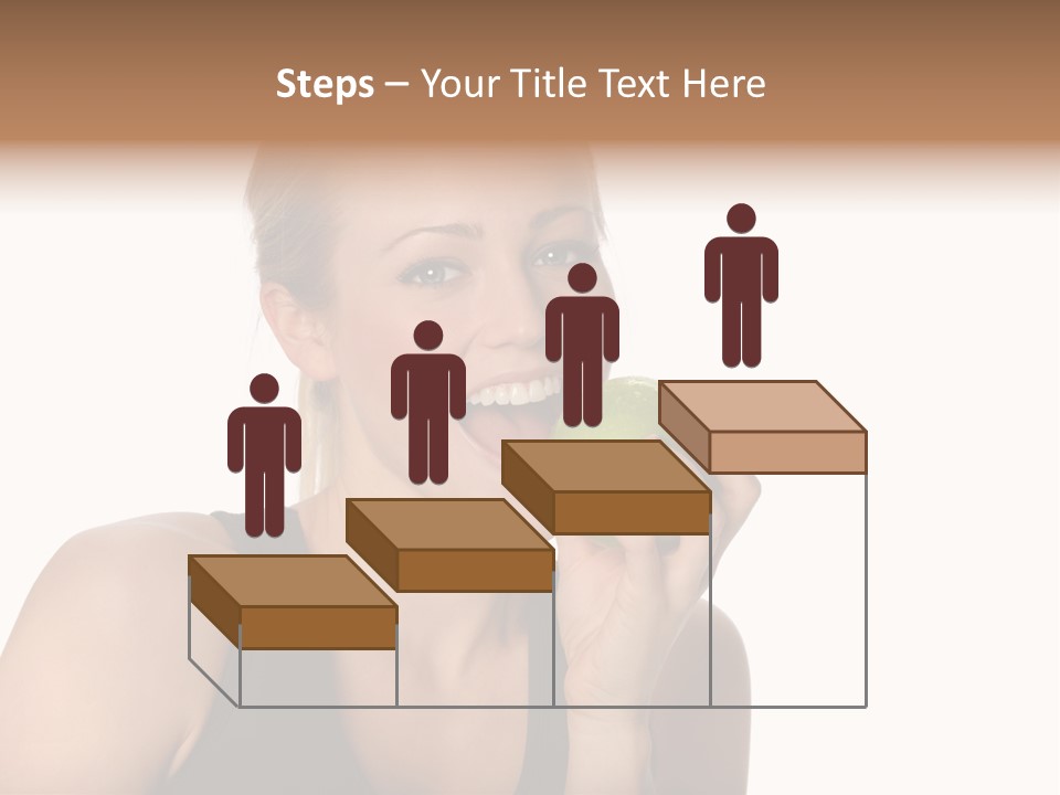 Human Hair Human Lips Make Up PowerPoint Template