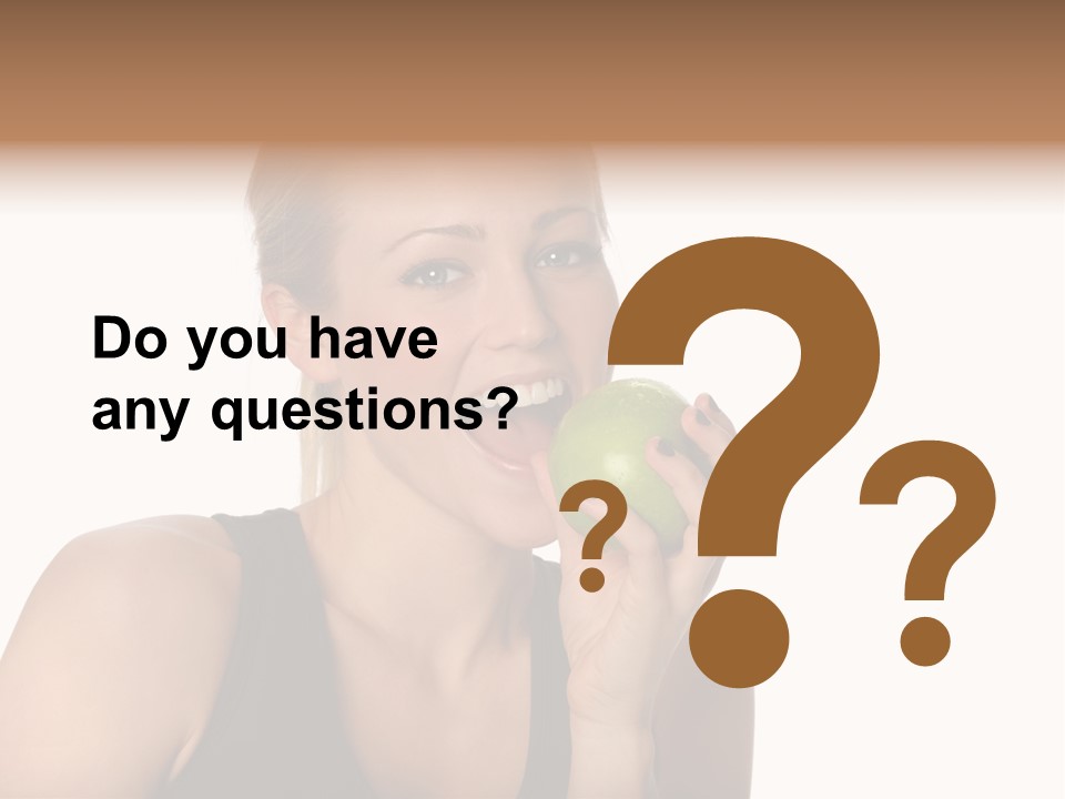 Human Hair Human Lips Make Up PowerPoint Template