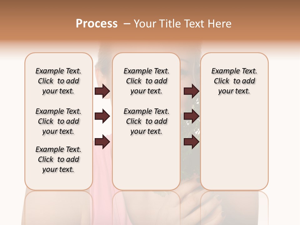 Holding Happy Lettuce PowerPoint Template