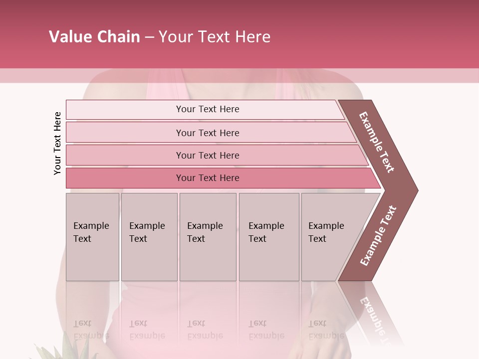 Blonde Hair Pineapple I Olated PowerPoint Template