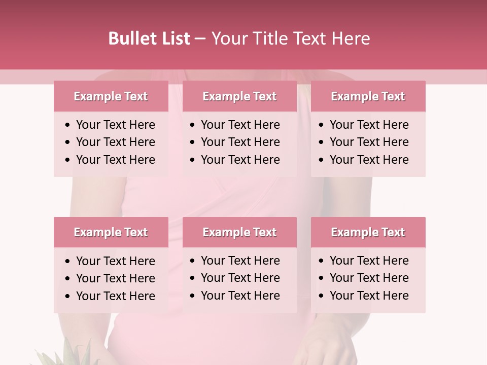 Blonde Hair Pineapple I Olated PowerPoint Template