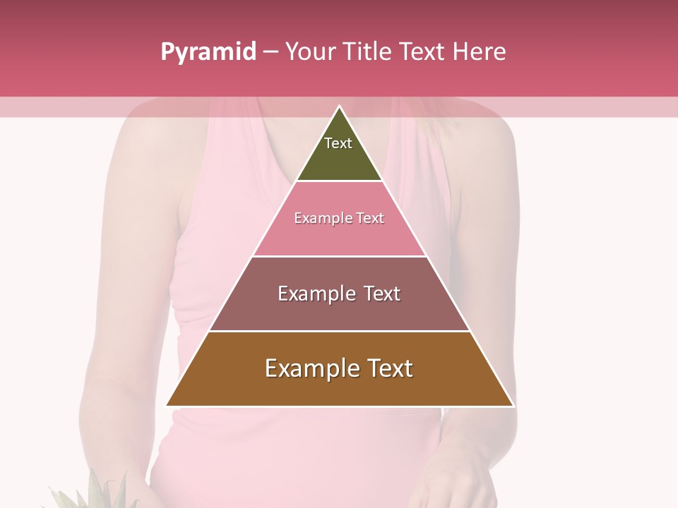 Blonde Hair Pineapple I Olated PowerPoint Template