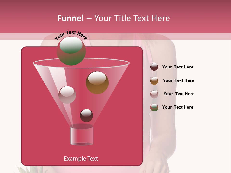 Blonde Hair Pineapple I Olated PowerPoint Template