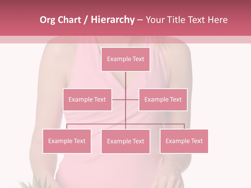 Blonde Hair Pineapple I Olated PowerPoint Template