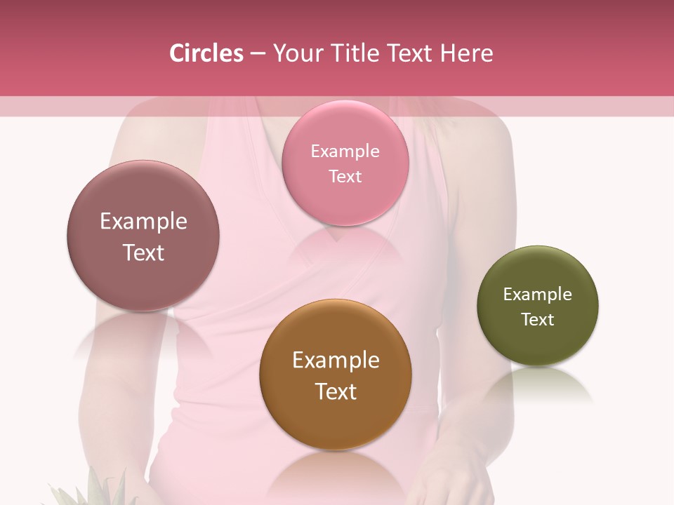 Blonde Hair Pineapple I Olated PowerPoint Template